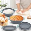 Nonstick Surface Silicone Bread Basket Foldable Bread Proofing Basket  Bread Making