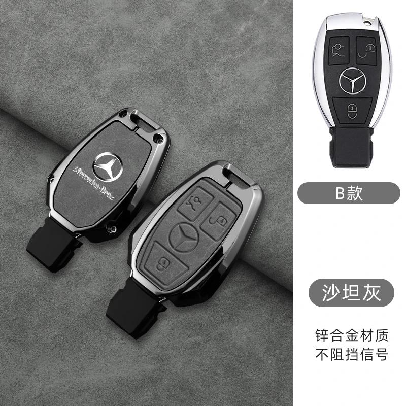 

New 2025 Car Smart Key Case Cover Shell Auto Accessories For Mercedes Benz A B C E GL S GLA GLK CLS Class AMG W204 W205 W212 W46