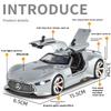 1/32 Scale Benz AMG Vision GT Supercar Alloy Diecast Car Model Sound and Light Classic Hobby Collectibles Gifts for Boyfriend