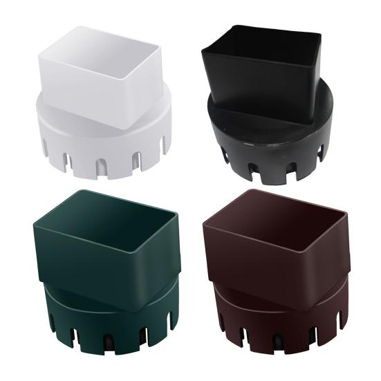 Adaptor pentru burlane Instalare ușoară universală Îmbunătățește scurgerea apei Jgheab de ploaie din plastic la Conector de extindere a conductei de scurgere