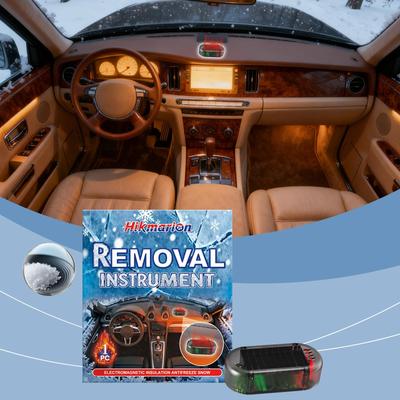 Hikmarion Solar Antifreeze Snow Removal Instrument  Snow Coverage Car Window Glass In Winter