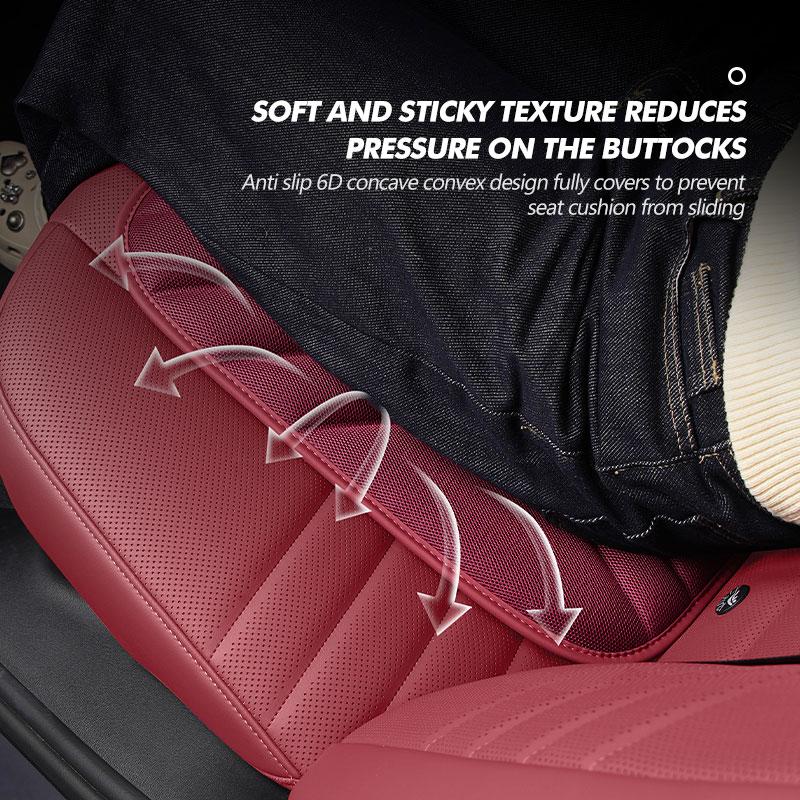 137Ice Silk Car Rear Front Seat Backrest Cushion Non-Slip Pad For Volkswagen VW Golf 4 5 6 7 GTI Tiguan Passat B5 B6 B7 CC Jetta