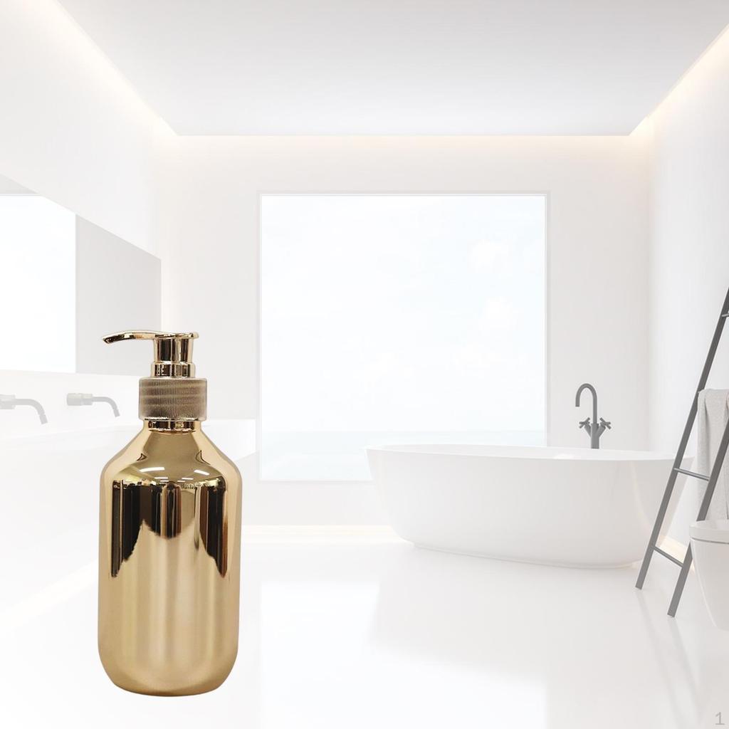Refillable Pump Bottles Soap Dispenser Bottle Empty with for Toilet Hotel