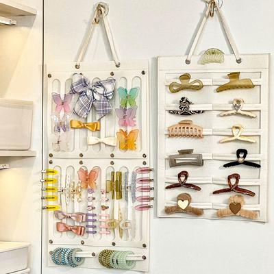 Hair Bows Holder Organizer Hanging Wall Large Capacity Hair Clips Storage Bags