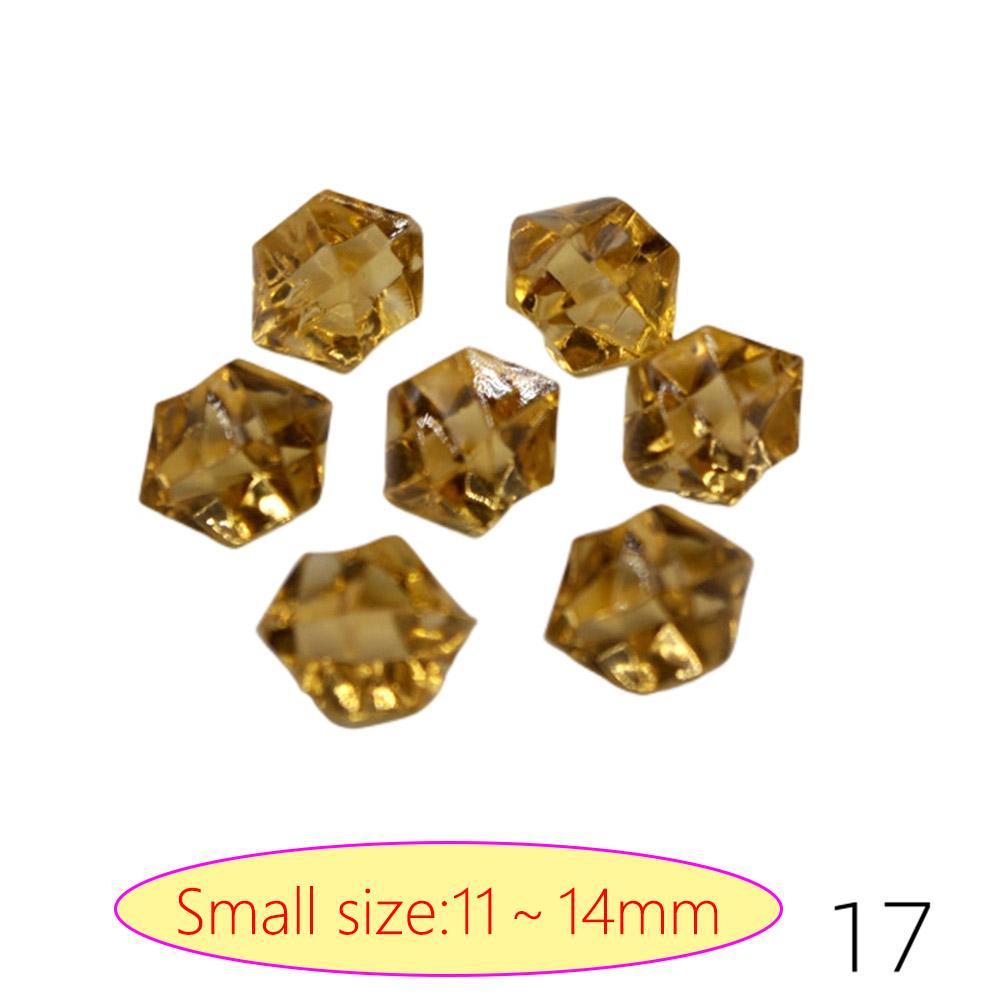 Acrylic Diamond Crystal Ice Rock Stones Vase Gems Confetti Table Scatter Beads Wedding Party Home Decor 100pcs 19 Color 11x14MM