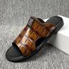Large size 47 48 supply sandals men's 2025 new men's casual non-slip beach shoes Roman cool slippers
