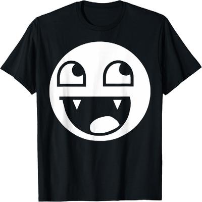 T-shirt Emo Streetwear Y2K Vampire Visage Épique