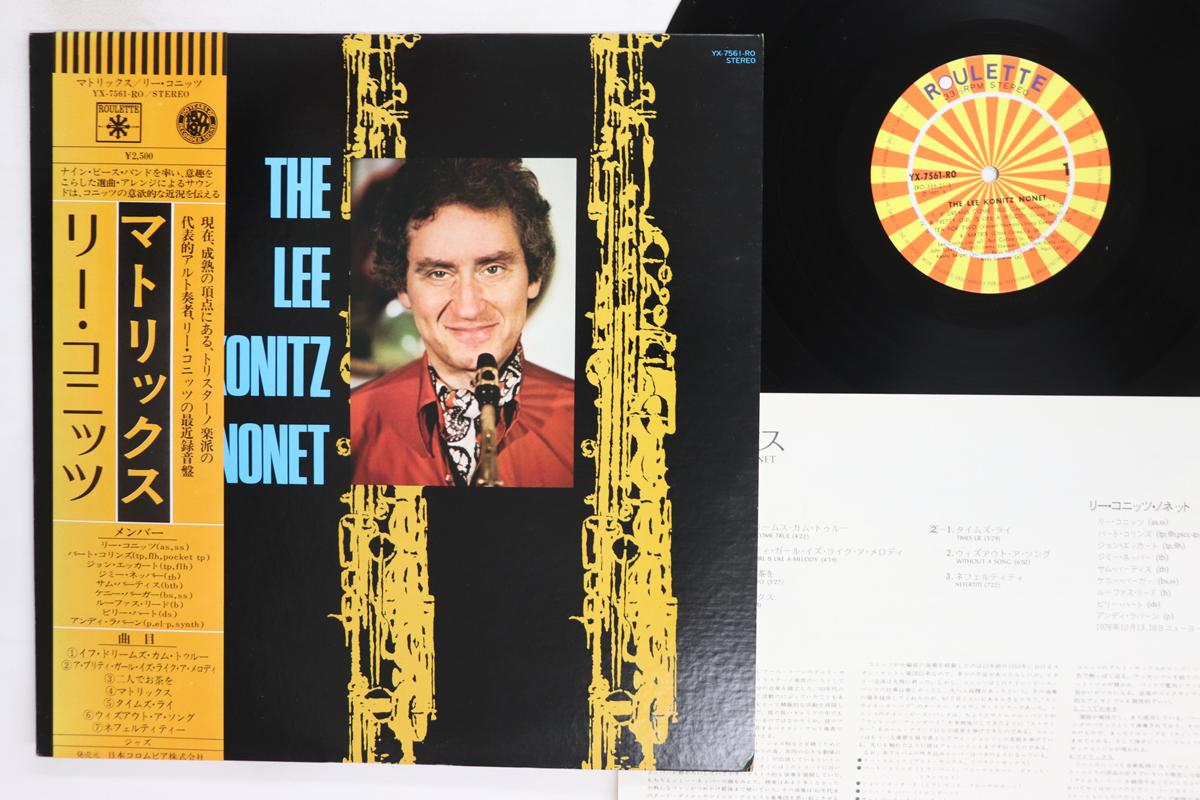 LP Record LEE KONITZ  Lee Konitz Nonet YX7561RO ROULETTE 1977 Japan Obi Jazz Used