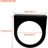 1 Piece Single Hole Gauge Mounting Bracket Pod Holder Fits Any Mounts 2-1/16" (52mm) Gauges To Vehicle's Dashboard Black