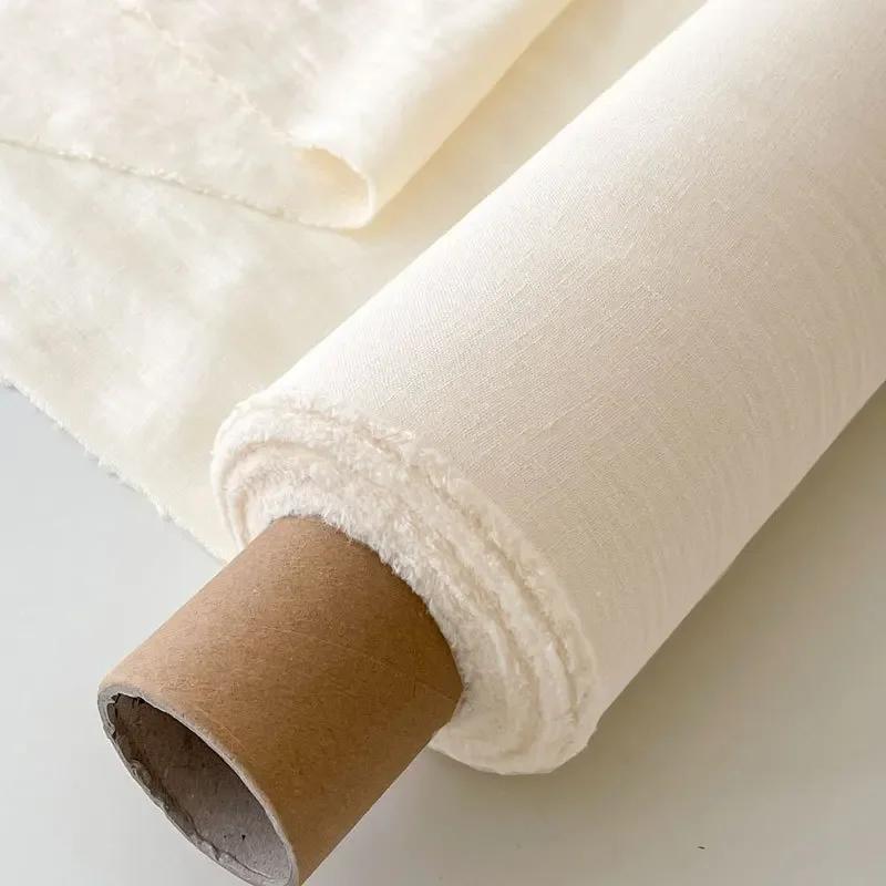 100% French Natural Linen Fabric,280cm