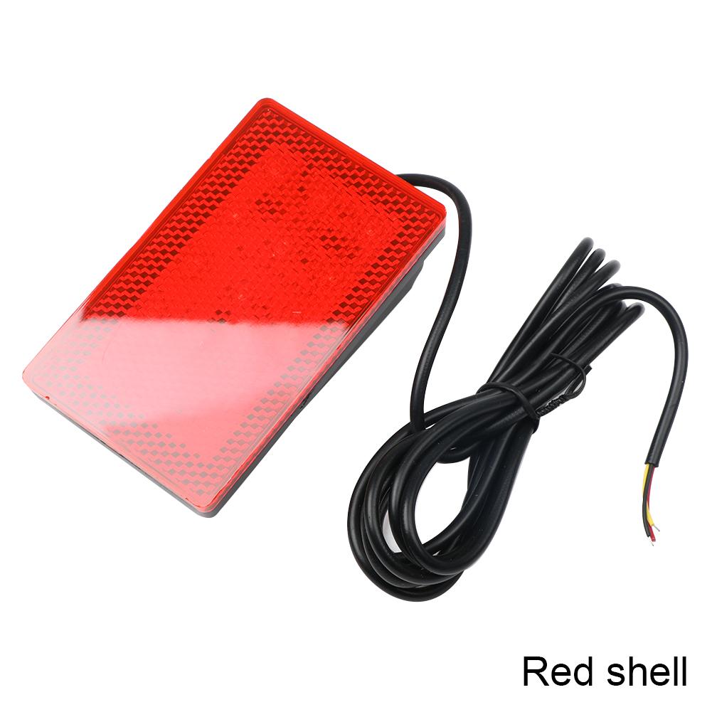 Car Rear Diffuser Spoiler Lip LED Brake Lights Rear Bumper Lip Pilot Lamp For BMW For Benz For VW Universal Car Red White Black