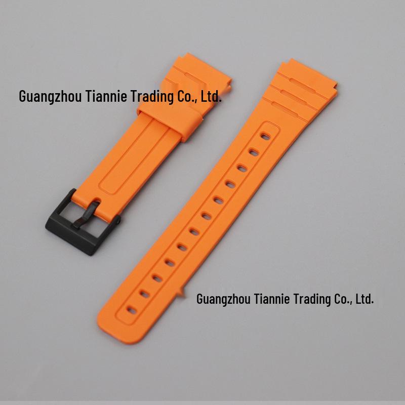 Silicone Watch Strap for A168/158/F91W W218 Ae1200 Models, 18mm
