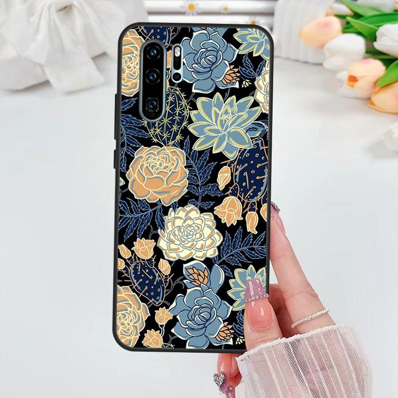 Tropical Flowers Case For Huawei Nova 5T 3i 7i 8i 11i 10 9 SE Y60 Y61 Y70 Y90 P20 P40 Lite P60 P30 Pro Cover