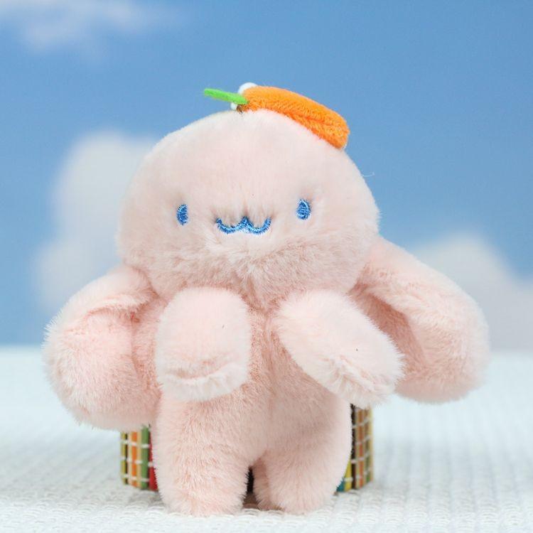 Adorable Ins Style Carrot Bunny Plush Toy Keychain Doll For Bags And Accessories