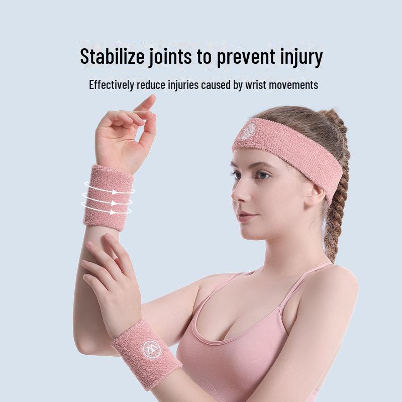 Protetor de pulso feminino e infantil para esportes, fitness e dança - Absorve o suor, oferece suporte às articulações para basquete, vôlei e atividades cotidianas.
