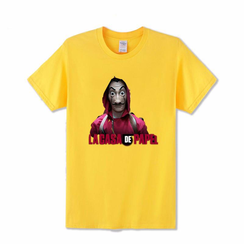 Famous House Of Paper Money Heist La Casa De Papel T Shirt Short Sleeve T Shirt