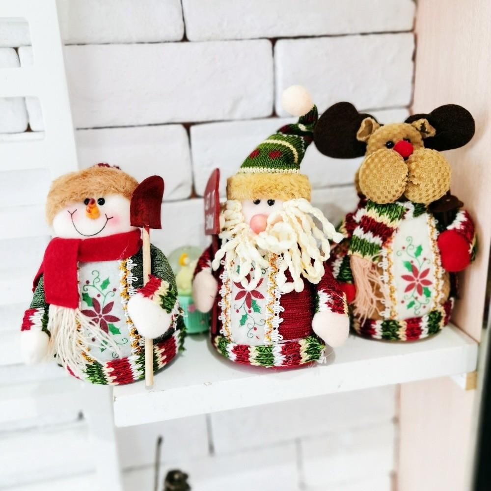 Elk Christmas Tree Pendant Santa Claus Xmas Tree Drop Ornaments Party Supplies