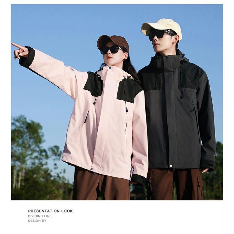 Men Couple Punching Jacket with The Same Windproof Fabric Comfortable Fashion Thin Jacket YG-2368