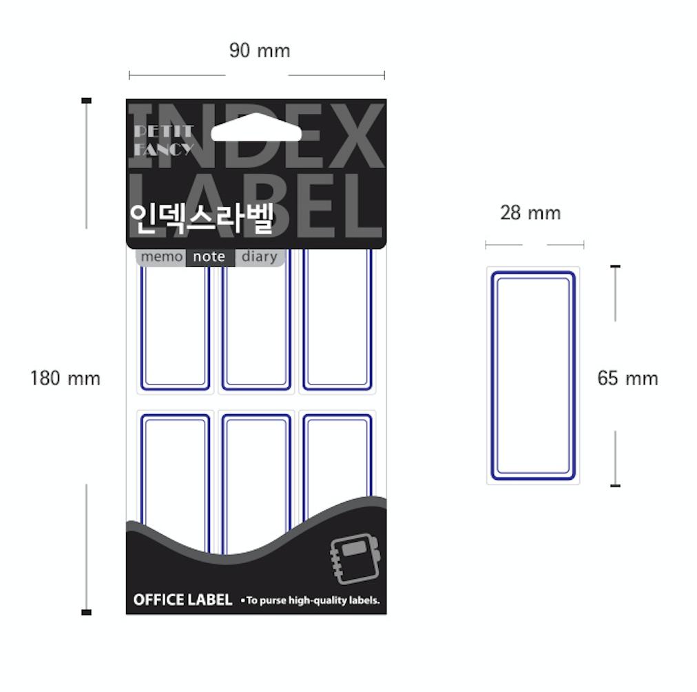 Petit Fancy Etikettenaufkleber (je 10 Stück) Indexetiketten / Kategorieetiketten / Büroetiketten / Anhängeraufkleber / Markierungswerkzeuge / Anhänger für Index - 48 Optionen