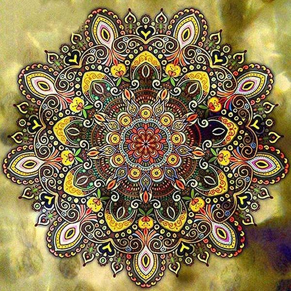 5D Diamond Painting Mandala Embroidery Flower Mosaic abstract Full Square Cross Stitch Picture Rhinestones Home Decor