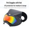 Dog Mask & Hat/Glasses Combo Set - Wind, Sand & Sun Protection for Medium/Large Breeds