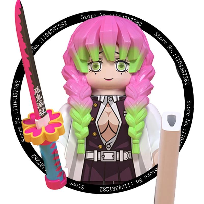 2025 Hot Toys WM6116 WM6138 Demon Slayer Klinge Bausteine Mini Actionfigur Zubehör Halloween Weihnachtsgeschenke für Kinder