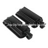 Black Rubber Foot Pegs for Harley Davidson Touring, Dyna, Sportster Series Modification