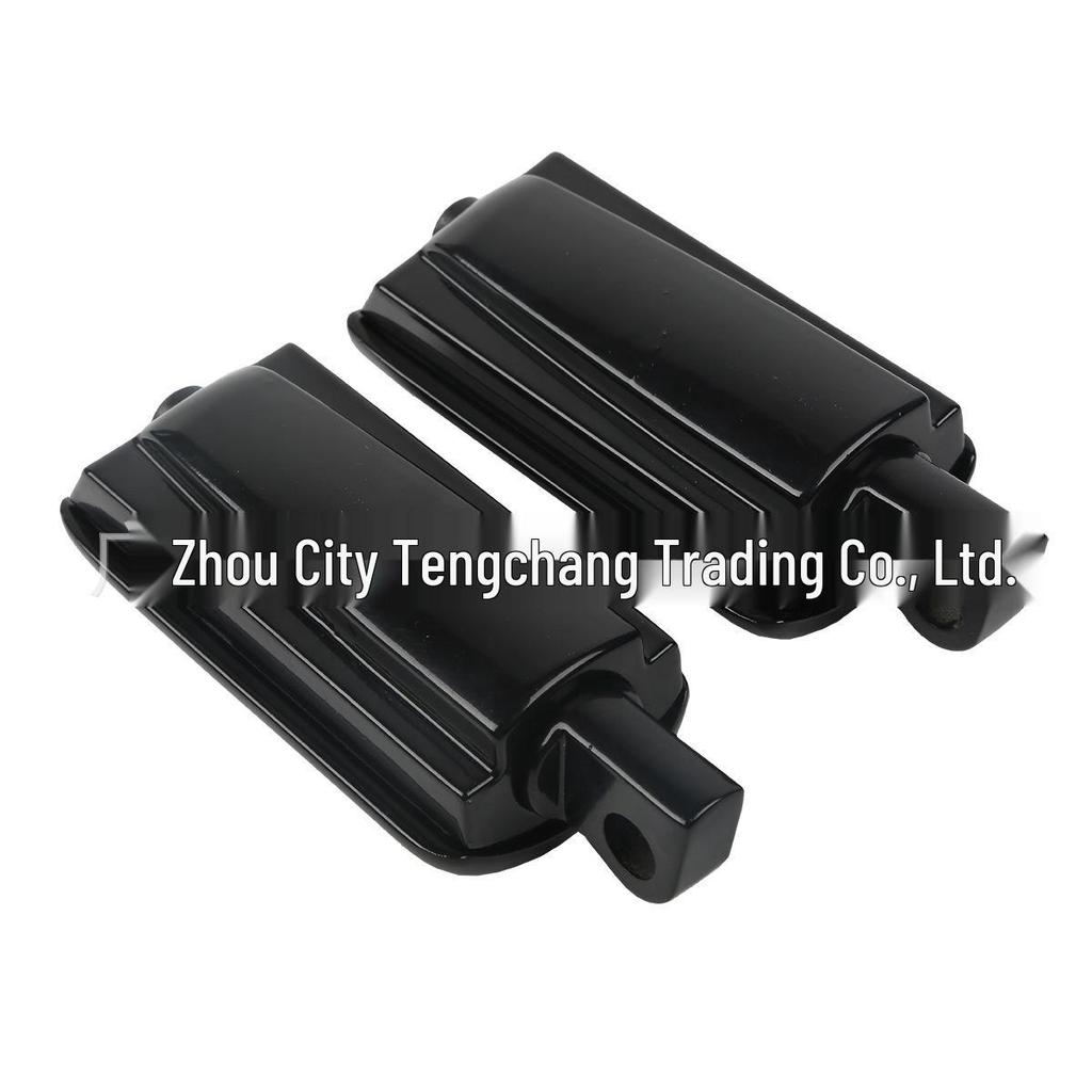 Black Rubber Foot Pegs for Harley Davidson Touring, Dyna, Sportster Series Modification
