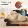Large Cat Scratcher Bed Pet Scratching Board Oversized Scratch Lounge Cat Bed Furniture Protector Cat Couch Scratcher Cardboard