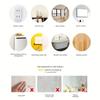 36PCS Bohemian Pattern Tile Diagonal Line Sticker, Self-adhesive Waterproof Living Room Dining Room Kitchen And Bathroom Floor Sticker
