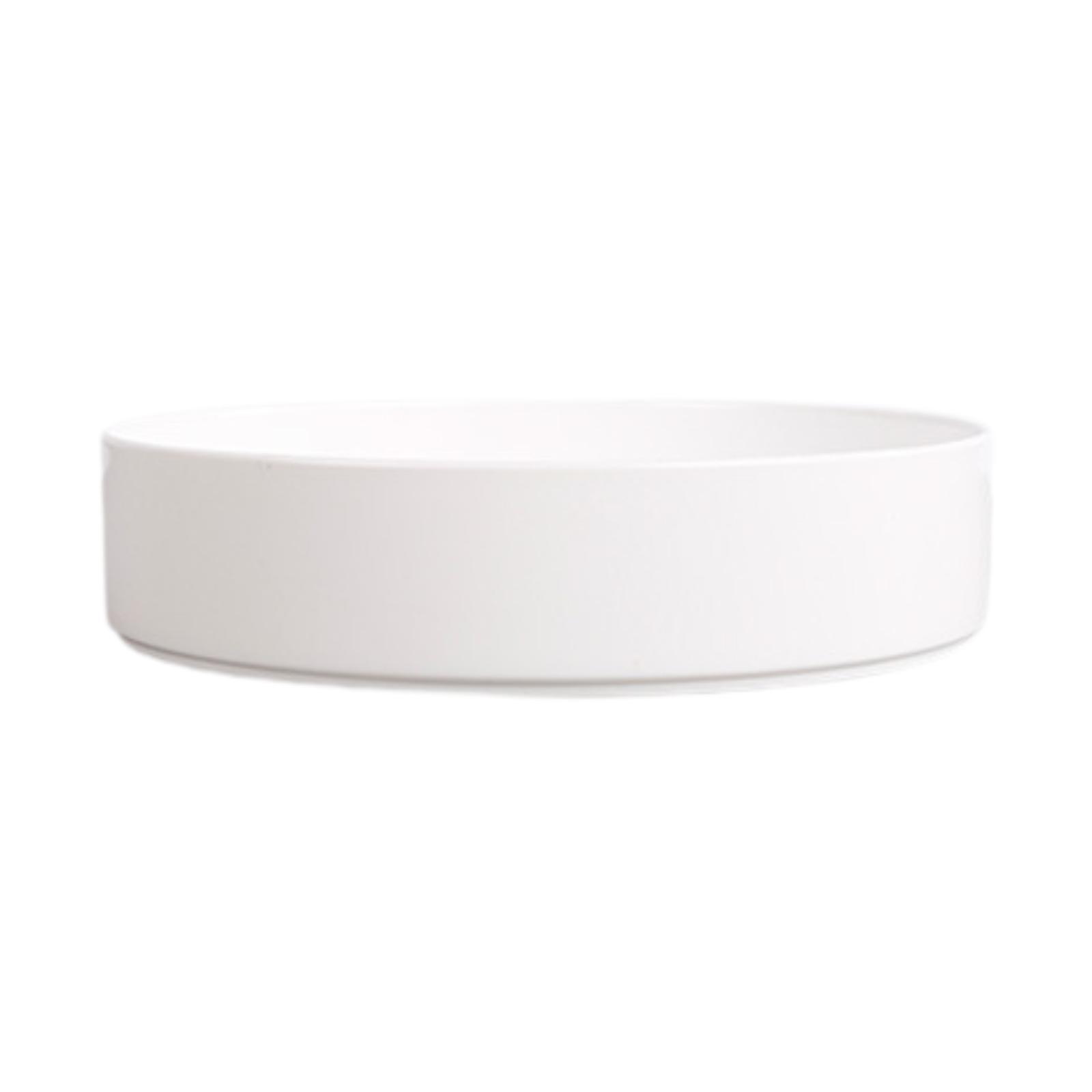 

Minimalist Round Plastic Decorative Vase Aesthetic Flower Arrangement Container for Modern Living Room Office Shelf