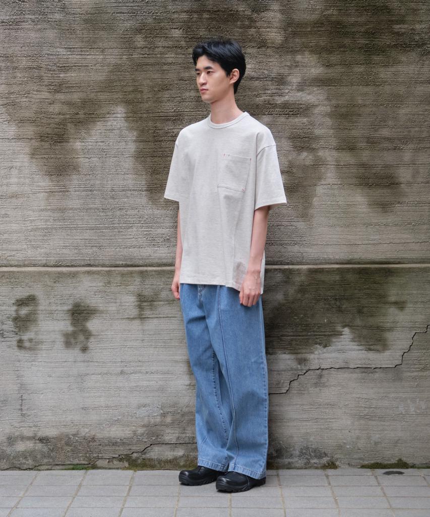 Holliseon Lawrence Short Sleeve T-Shirt Melange Beige