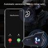 Motorcycle Headset Motorcycle Communication Systems Colorful Light Voice Assistant Noise Cancellation Waterproof Earphone for