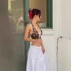 Ins European and American Women's Clothing Spring and Autumn New Fashionable and Sexy French Sweet Retro Plaid Neck Vest Top