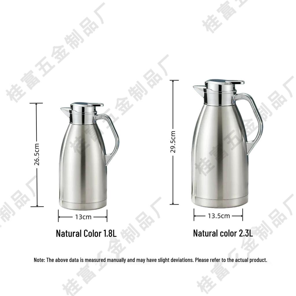 Stainless Steel Vacuum Flask Thermos - Double Layer, Easy-to-Carry Hot Water Bottle