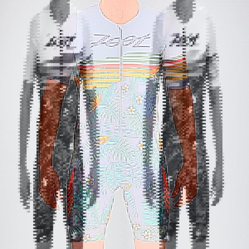 Mens Cycling Jersey Triathlon Suit Quick Dry Performance Wear Outdoor Training Road Race