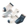 5Pairs/lot Infant Baby Boys Girl Socks Autumn Spring Toddler Baby Socks for Girls Boys Cotton Print Striped Newborn Sock