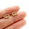 Stainless Steel Mini Stud Earrings Women Hedgehog Horse Rabbit Kitty Earings for Girls Vintage Tree of Life Ear Studs