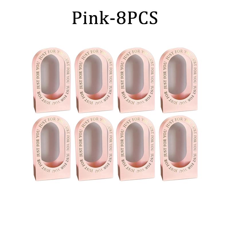 Simple Hollow Hand-Held Flower Basket Paper Flower Bouquet Floral Arrangement Carton Packaging Box Decoration Supplies