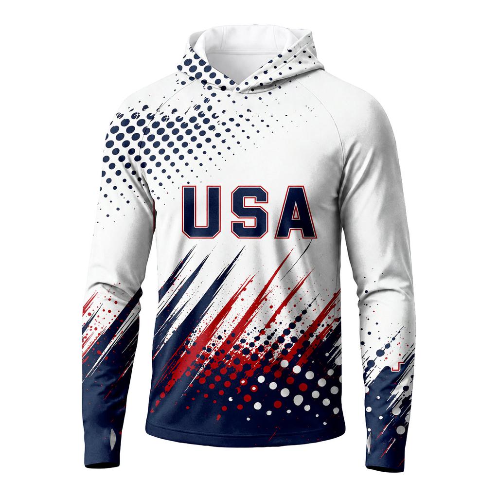 Men's Long Sleeve Quick-Dry Sun T-Shirt for Sports Outdoor Running
