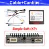 Android Car Stereo Radio Power Wire Harness Cable 16Pin Power Canbus Box Decoder Adapter For Renault Duster Clio Kangoo Sandero