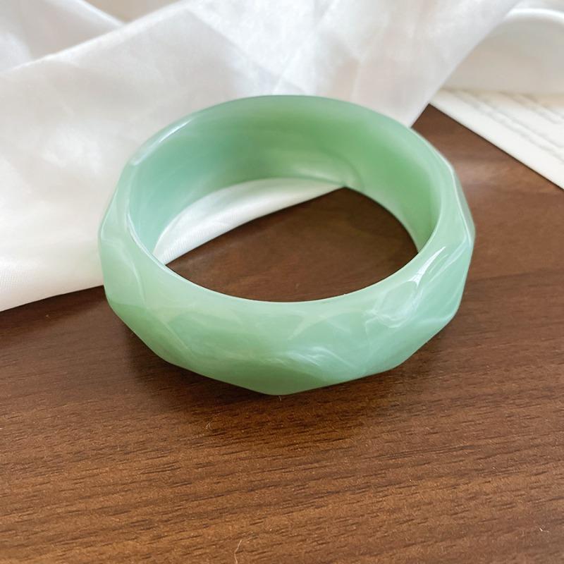 Irregular smudge wave wide face bracelet fashion temperament versatile bracelet niche high-end jewelry