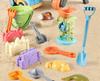 Kids' Beach Sand Toy Set: Car, Shovel, Hourglass, Bucket & More