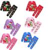 19697 Kids Boys Girls Christmas Steal a Brainrot 67 Six Seven Print Long Sleeves T-Shirt Pants Pajamas Sleepwear Sets