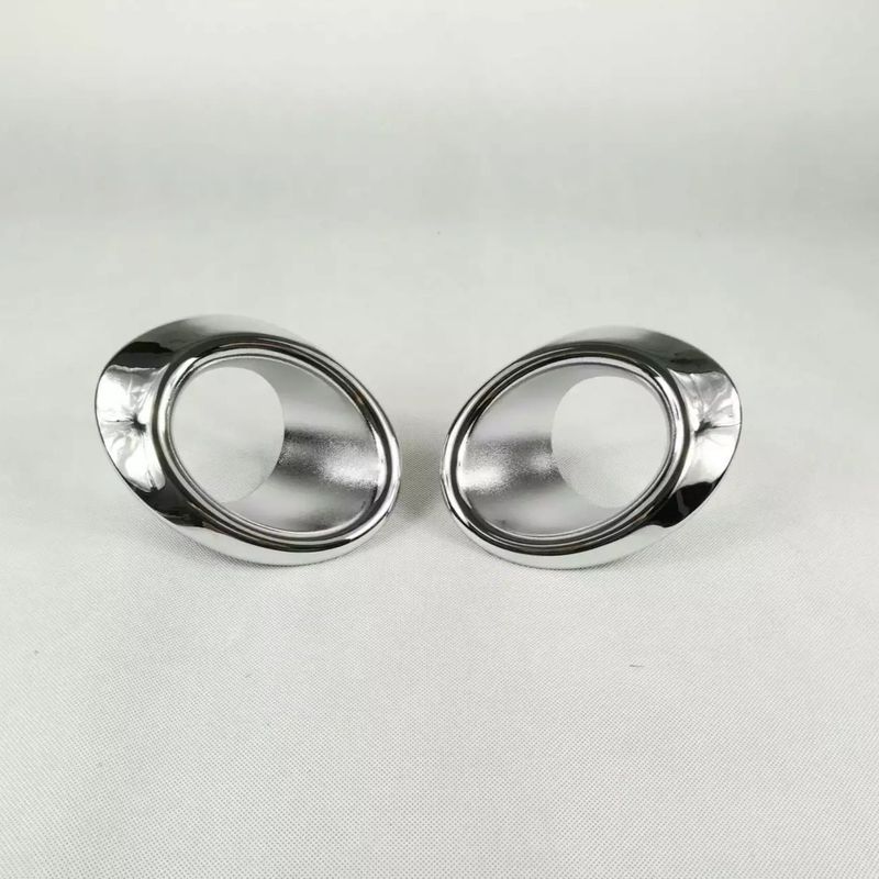 For Honda Civic Sedan 10th 2016 2017 2018 ABS Chrome Front Foglight Trims Lamp Eyelid Cover Frame Strip Sticker Car Accessories