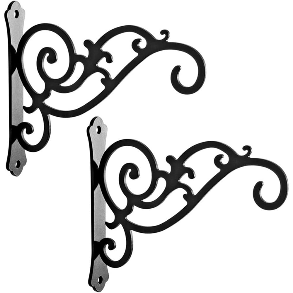 

Hyack Small Iron Hook, Black, Antique Design, Gardening Bracket, Hanging Wall Hook