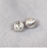 Autumn/Winter Retro Minimalist Frosted Ball Stud Earrings for Women
