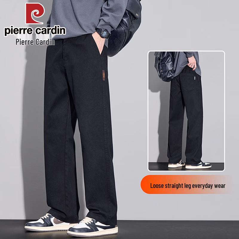 Pierre Cardin Men s Summer Loose Straight Anti-Wrinkle Casual Trousers 38
