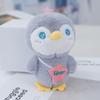Adorable Plush Penguin Keychain With Star Pattern In Soft Velvet Cotton Stuffing