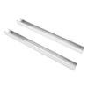 2pcs 304 Stainless Steel Drawer Cap Slip On Door Drawer Edge Guard for 0.75in Thick Doors Drawers